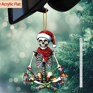 Skeleton Tangled in Lights Ornament